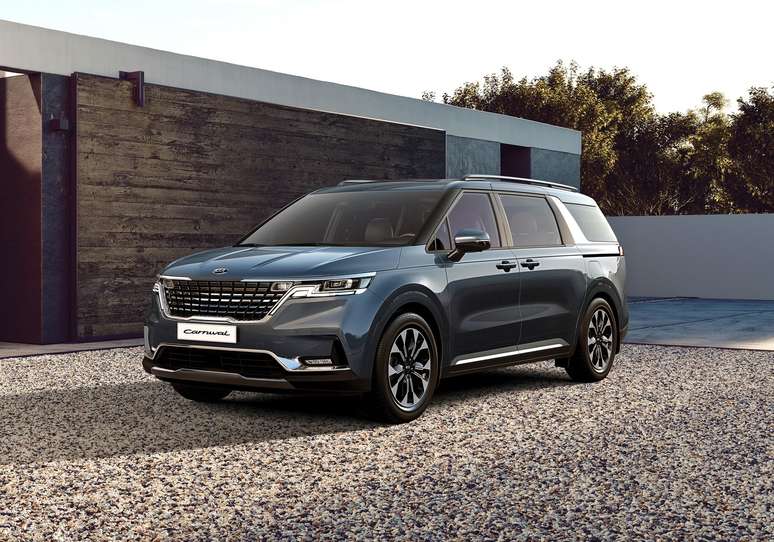Novo Kia Carnival: visual de SUV