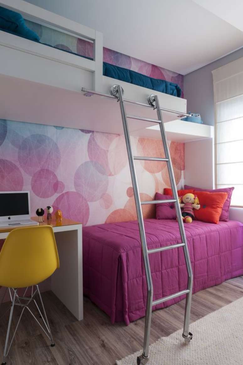 4. Como escolher colchão de solteiro para quarto infantil bem decorado – Foto Adriana Fontana