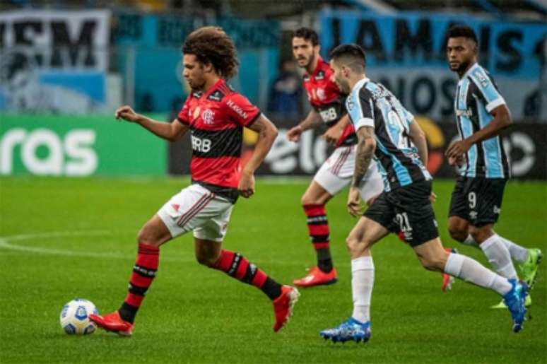 Grêmio e Flamengo foram para o intervalo com 0x0 no placar (Foto: Alexandre Vidal / Flamengo)