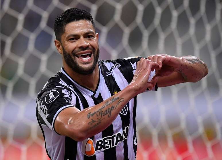 Atacante Hulk comemora gol marcado em partida do Atlético-MG
18/08/2021
REUTERS/Yuri Edmundo 