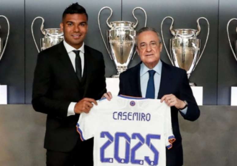 Casemiro assina contrato com o Real Madrid até 2025 (Divulgação/Real Madrid)
