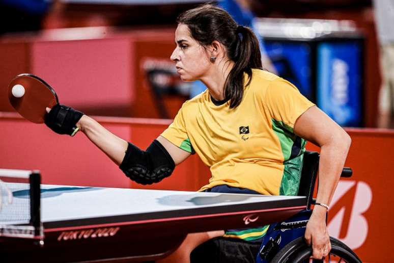 Cátia Oliveira conquistou a medalha de bronze nas Paralimpíadas (Reprodução/CPB)