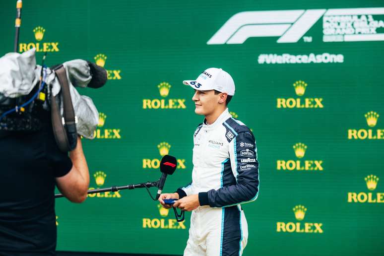 George Russell foi ao pódio 