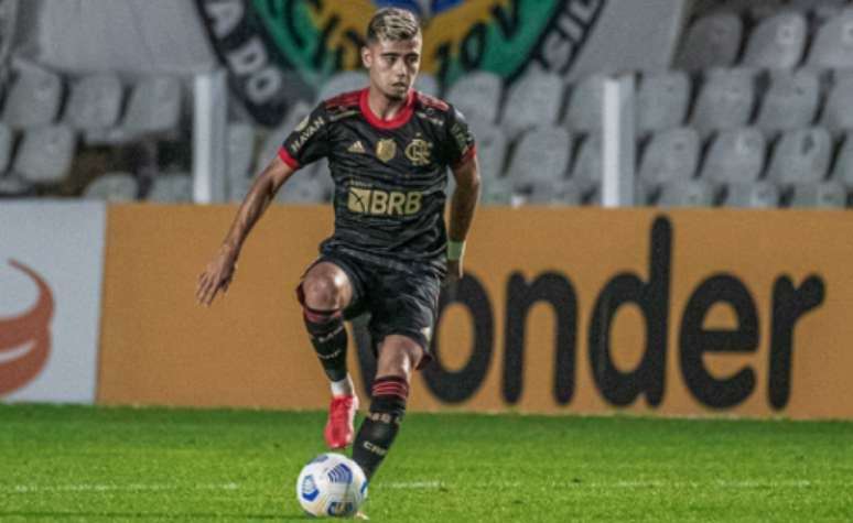 Na estreia, Andreas Pereira atuou por cerca de 15 minutos contra o Santos (Foto: Alexandre Vidal / Flamengo)