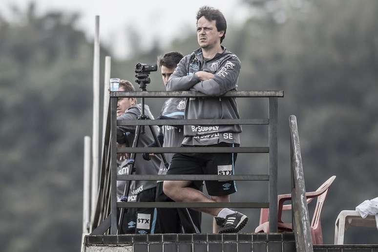 Fernando Diniz terá a semana cheia para trabalhar com a equipe do Santos (FOTO: Ivan Storti/Santos FC)