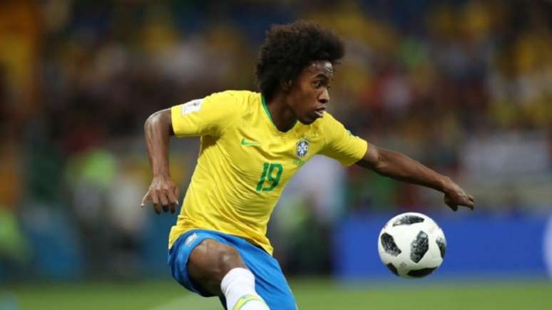 Willian foi titular da Seleção Brasileira na Copa do Mundo de 2018, na Rússia (Foto: Lucas Figueiredo/CBF)