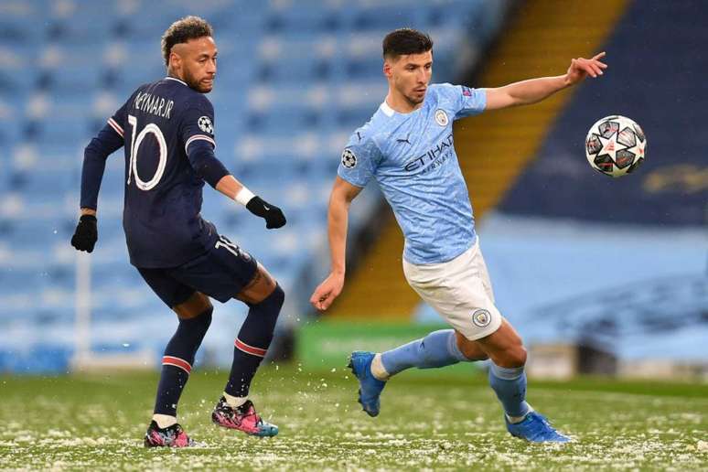 Rúben Dias renovou seu vínculo com o Manchester City por seis temporadas (Foto: PAUL ELLIS / AFP)