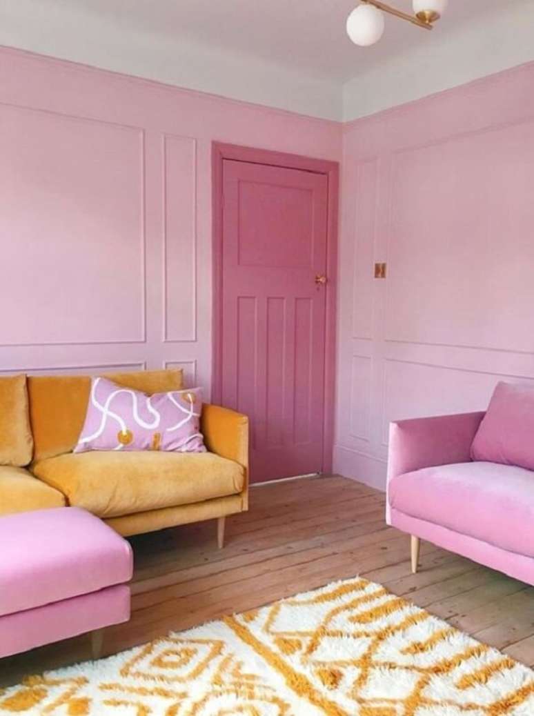 4. Existe um mundo de possibilidades na hora de compor a decoração com tons rosados. Fonte: Fifi McGee