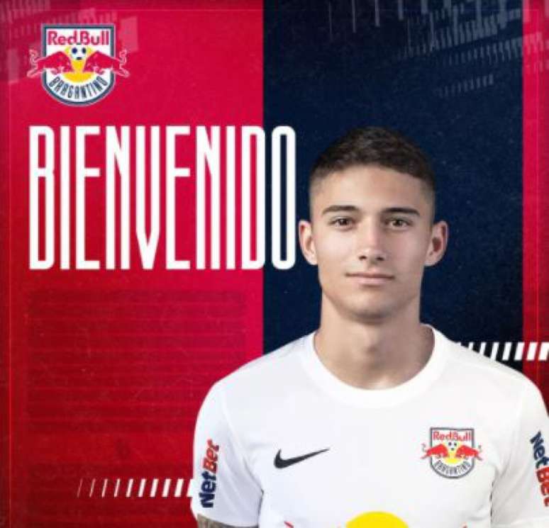 Emiliano Martínez é do Red Bull Bragantino (Divulgação/Red Bull Bragantino)