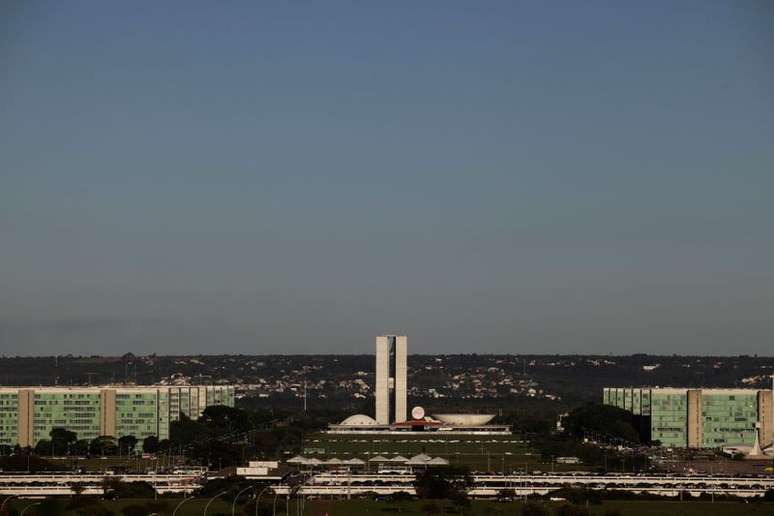 Esplanada dos Ministério com o Congresso Nacional ao fundo, em Brasília
REUTERS/Ricardo Moraes