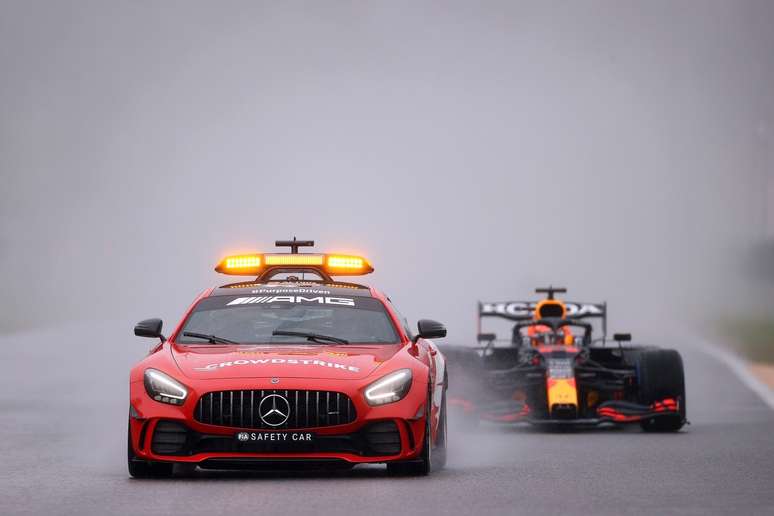 O safety-car foi uma das figuras mais importantes do GP da Bélgica 