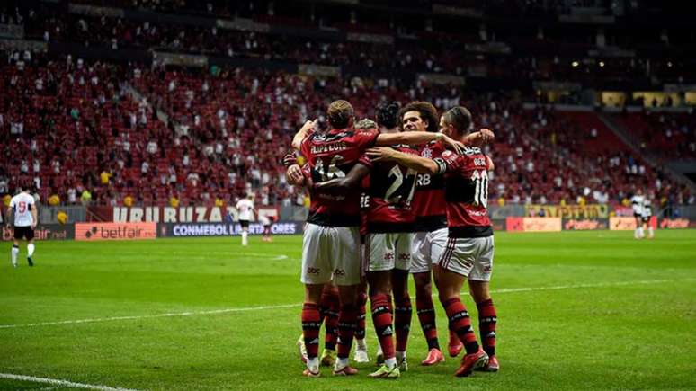 Time do Flamengo tem mês de decisões na Copa do Brasil e Libertadores neste mês (Foto: Staff Images / CONMEBOL)
