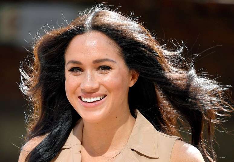 Meghan Markle, duquesa brit&acirc;nica de Sussex, durante vista a Universidade de Joahanesburgo
01/10/2019 REUTERS/Toby Melville
