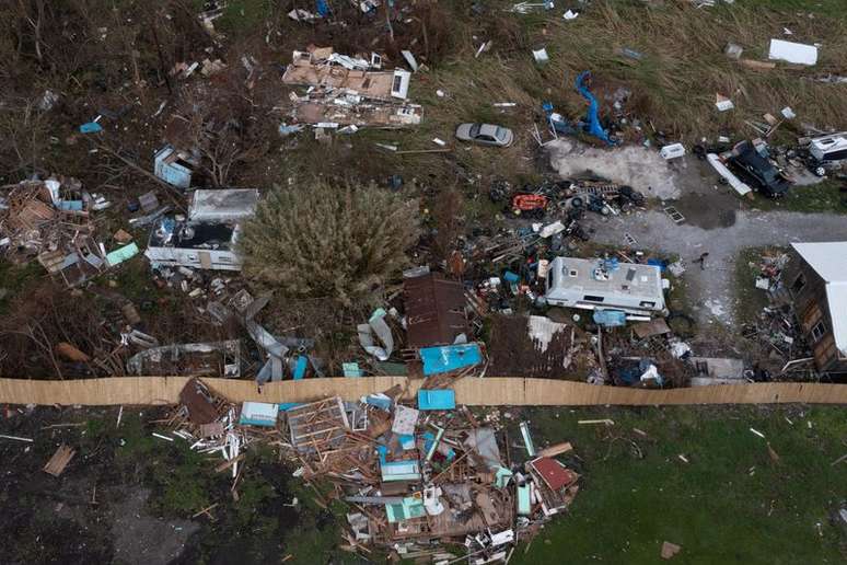 Destruição provocada pelo furacão Ida em Louisiana
01/09/2021
REUTERS/Adrees Latif