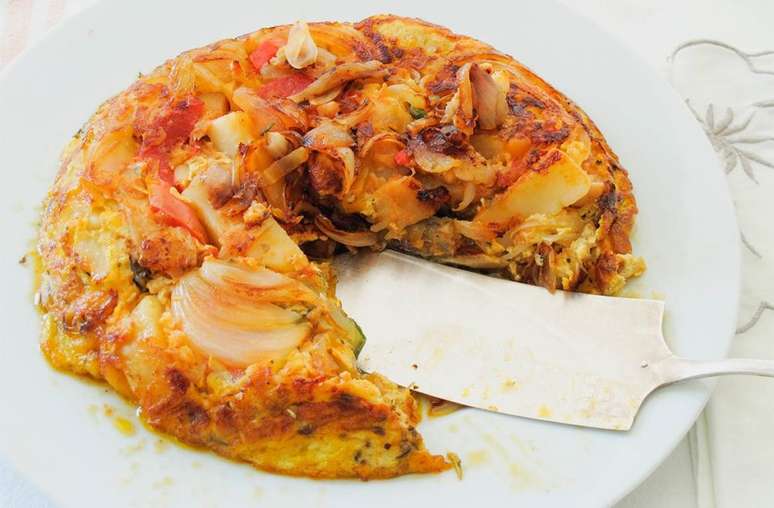 Fritada de batatas - tortilla
