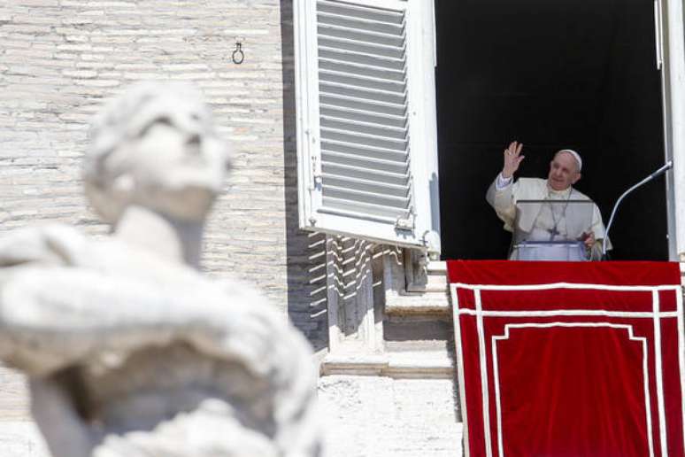 Papa Francisco durante Angelus no Vaticano