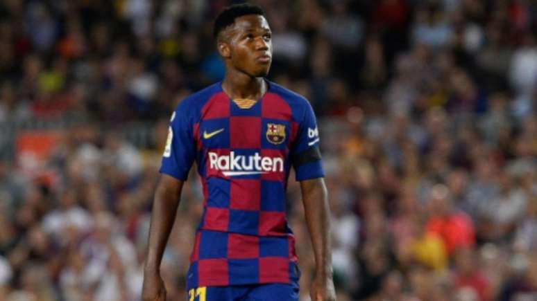 Ansu Fati assume a camisa 10 do Barcelona (AFP)