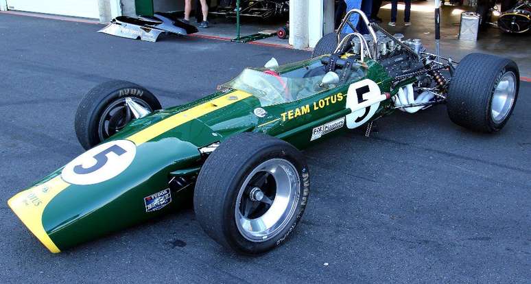 Lotus 49 com motor Ford Cosworth marcou o início de uma nova era na F1.