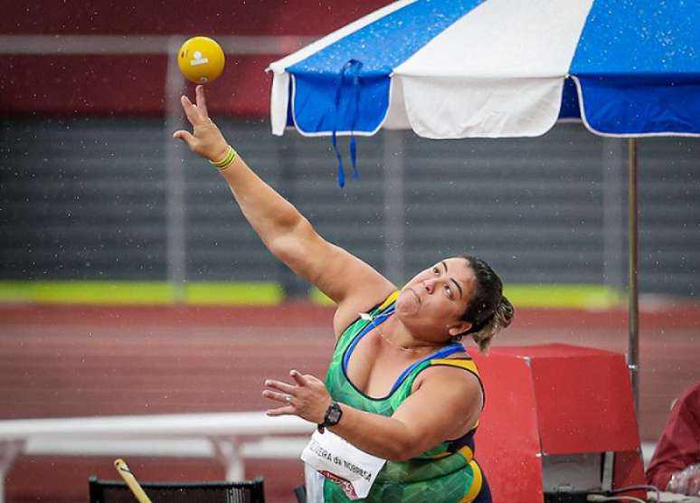 Marivana Oliveira em ação nos Jogos Paralímpicos de Tóquio (Foto: Wander Roberto/CPB)