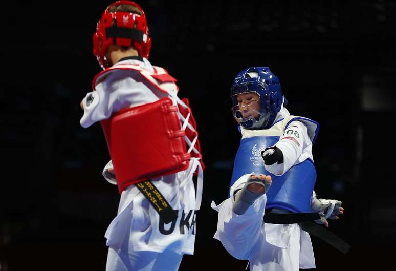 Zakia Khudadadi enfrenta Viktoriia Marchuk nas Paralimpíadas de Tóquio