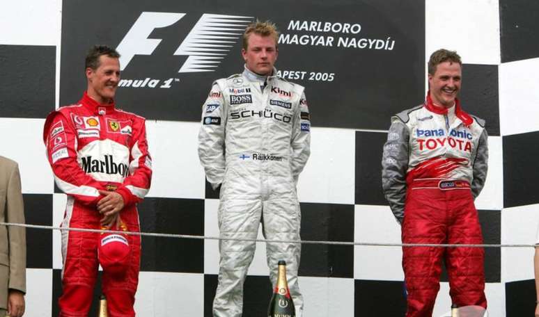 Kimi esteve pr&oacute;ximo do t&iacute;tulo em 2003 e 2005 