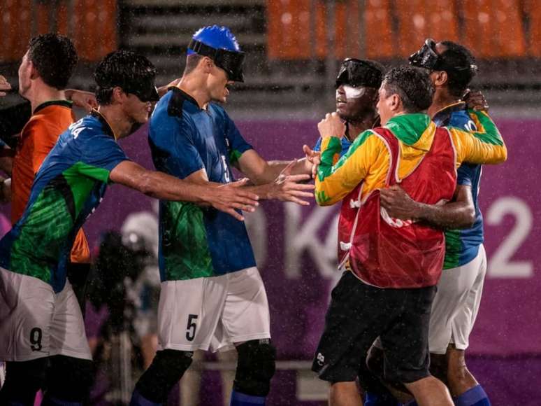 Brasil está na decisão do futebol de 5 e buscará a quinta medalha de ouro em Tóquio (Foto: Alê Cabral/CPB)