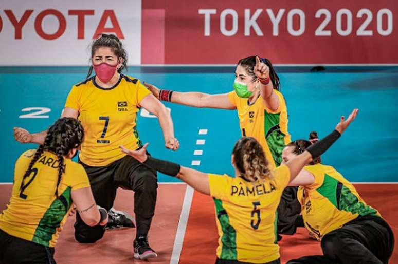 Seleção feminina de vôlei sentado conquista a medalha de bronze nas Paralimpíadas (Foto: Wander Roberto/CPB)