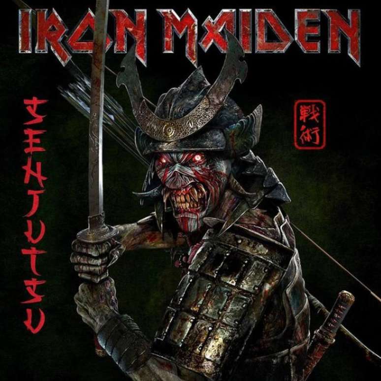 Capa do álbum 'Senjutsu', de Iron Maiden