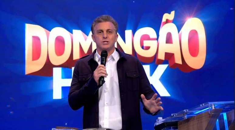 Luciano Huck em estreia do 'Domingão com Huck'