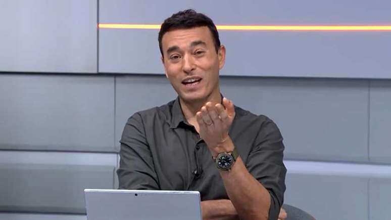 André Rizek é apresentador do "Seleção SporTV" (Reprodução/SporTV)