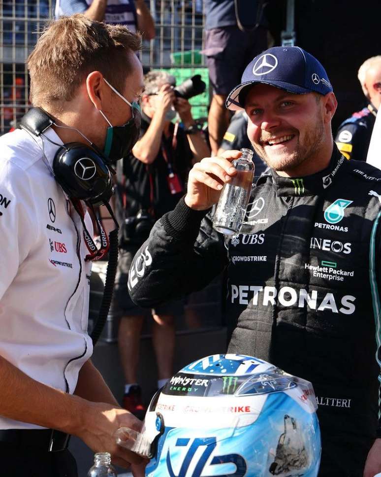 Valtteri Bottas: "Estava brincando".