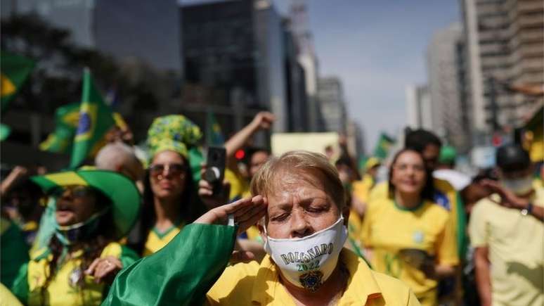 Protesto na avenida Paulista reuniu 125 mil pessoas, segundo a secretaria da Segurança Pública de São Paulo