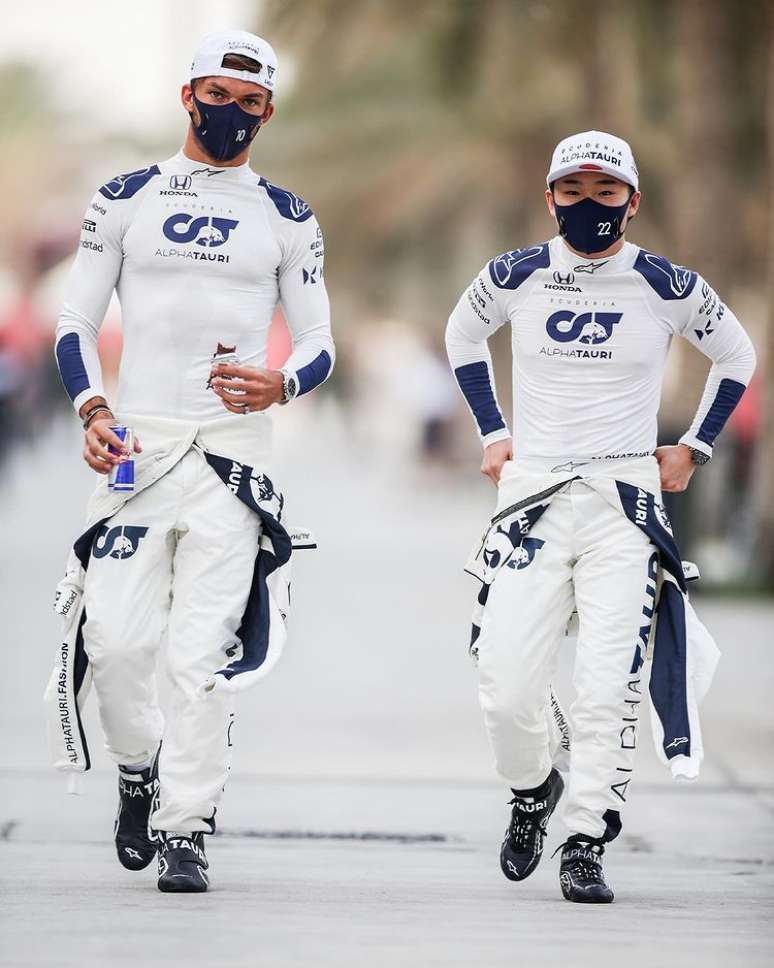 Gasly e Tsunoda confirmados para 2022.