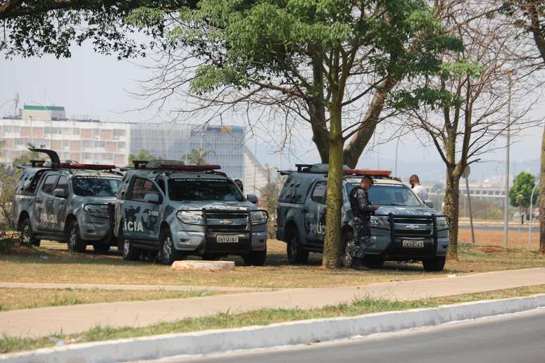 Policiamento em atos do 7 de Setembro em Brasília