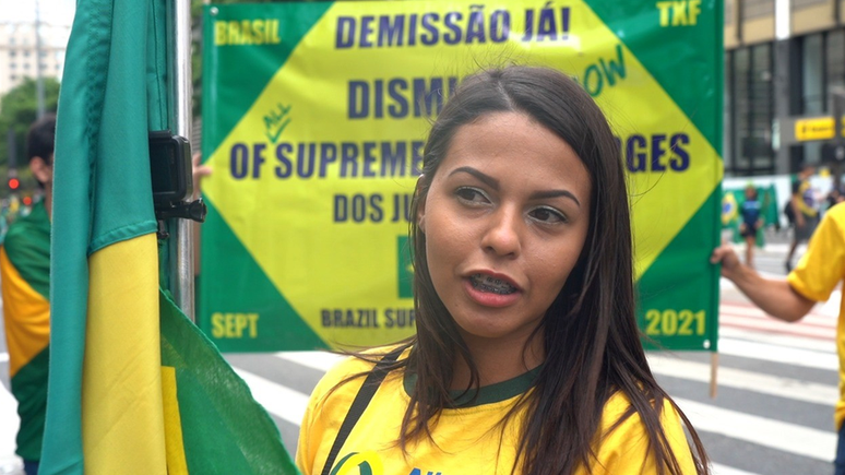Maiara Moura: 'A minha escolha &eacute; Bolsonaro porque eu sou a favor da fam&iacute;lia'