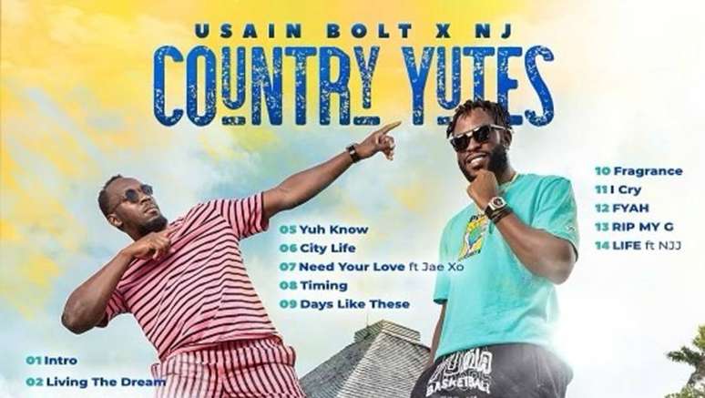 Usain Bolt lança álbum de reggae com amigo após aposentadoria das pistas