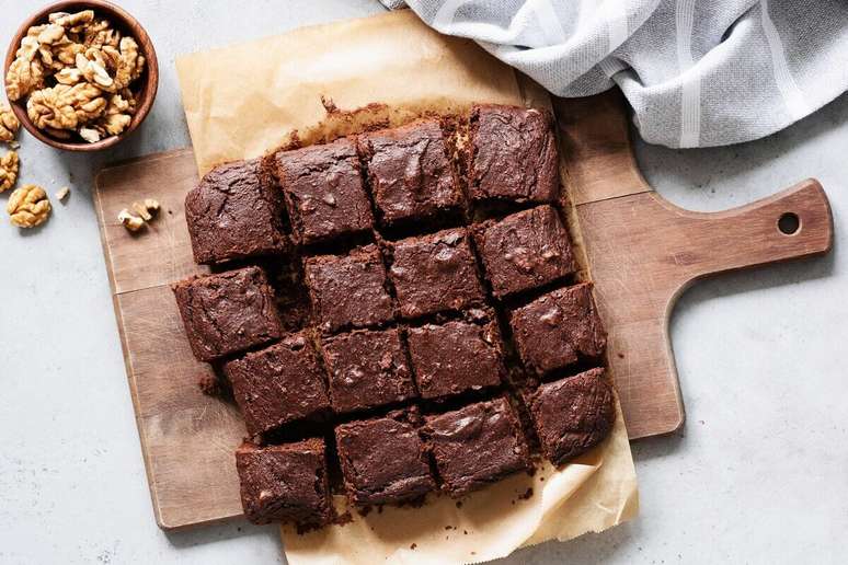 4. Receita de brownie de chocolate com nozes – Foto: iStock