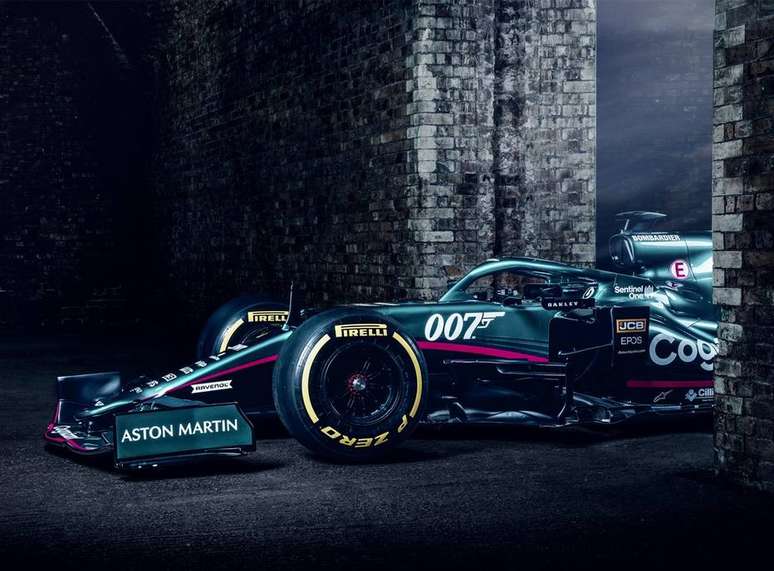 Aston Martin estampa marca '007' nos carros que v&atilde;o correr em Monza neste fim de semana no GP da It&aacute;lia de F-1.