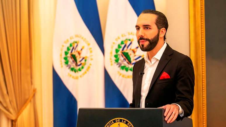 O presidente de El Salvador, Nayib Bukele, fez um pronunciamento em junho para falar sobre seu plano envolvendo bitcoins