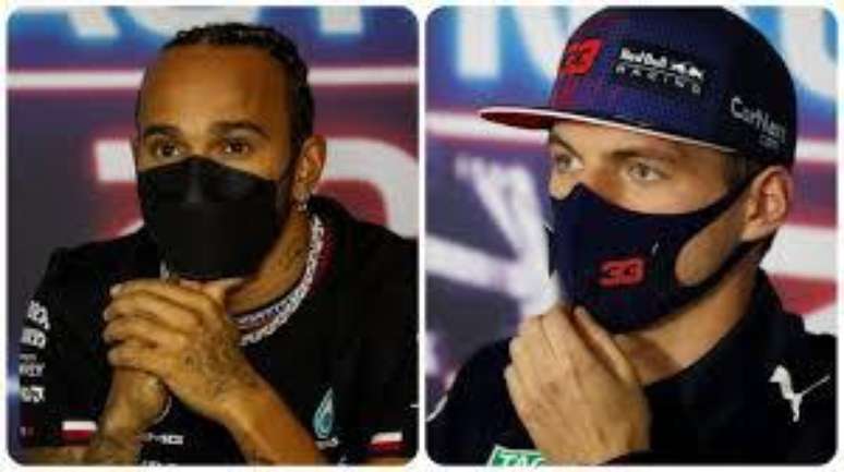 Hamilton e Verstappen.