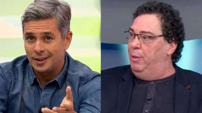 Ivan Moré e Casagrande (Montagem LANCE!)