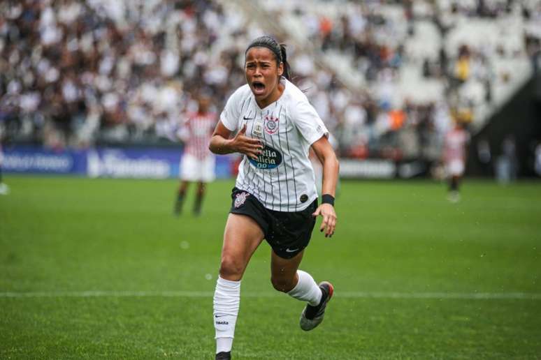 Victoria Albuquerque tem 50 gols marcados pelo Corinthians (Foto: Bruno Teixeira/Ag.Corinthians)