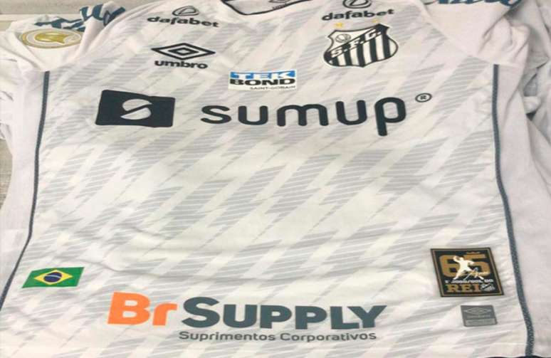 Camisa do Santos contra o Bahia terá homenagem ao Rei Pelé (Foto: Reprodução/Santos)