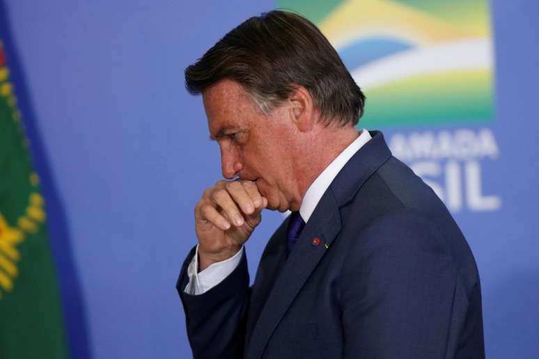 Bolsonaro no Planalto
 2/9/2021 REUTERS/Adriano Machado
