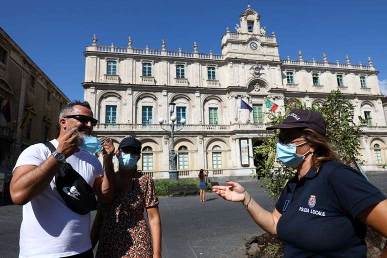 Cat&acirc;nia, na It&aacute;lia, em meio &agrave; pandemia de Covid-19
30/08/2021 REUTERS/Antonio Parrinello