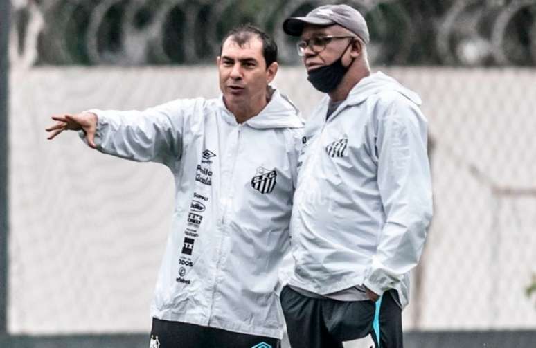 Fábio Carille vai estrear no Santos neste sábado diante do Bahia (Crédito: Reprodução/Santos)
