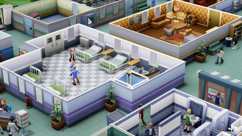 Jogador pode organizar um hospital e seu completo funcionamento.