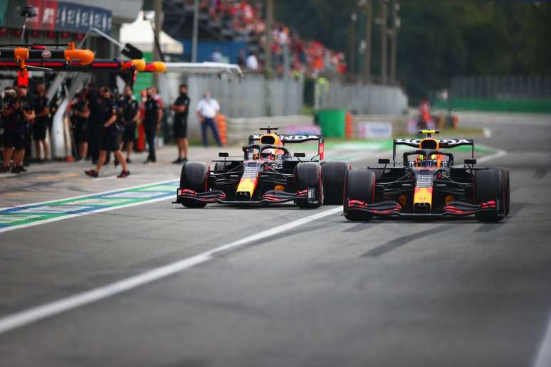 A Red Bull abriu o treino livre 2 com seus dois carros nas primeiras posi&ccedil;&otilde;es em Monza 