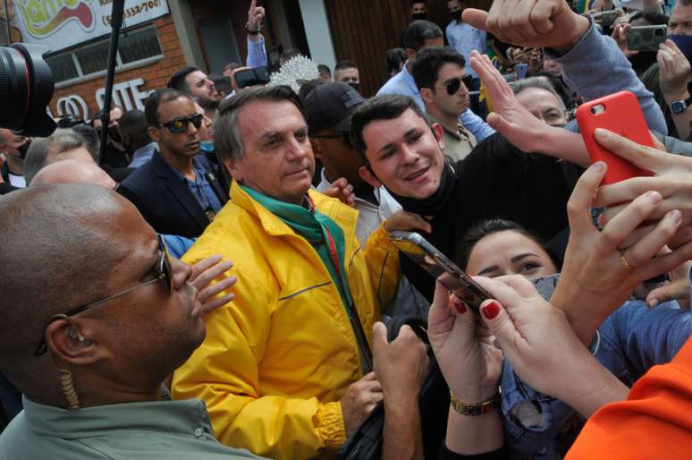 O presidente da República, Jair Bolsonaro, participa da 44° Expointer que ocontece no Parque de Exposições Assis Brasil, Esteio/RS