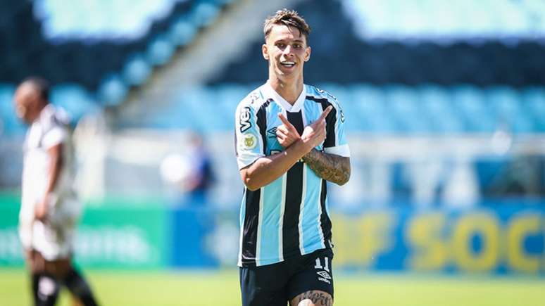 Ferreira anotou um gol neste domingo (LUCAS UEBEL/GREMIO FBPA)